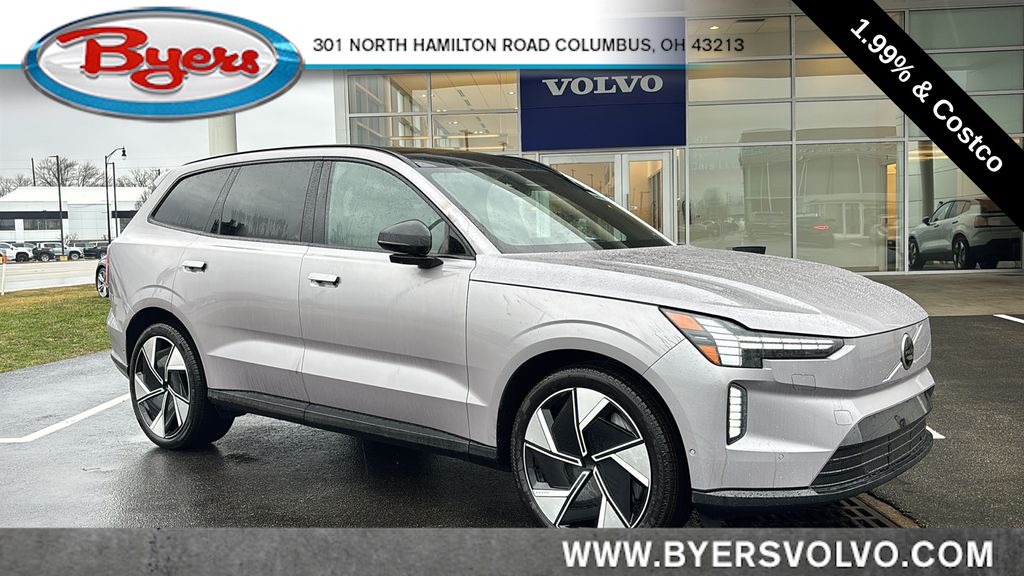 Aurora Silver 2026 Volvo EX90 Twin Performance Ultra 7-Passenger eAWD SUV / Crossover All-Wheel Drive 1-Speed Automatic