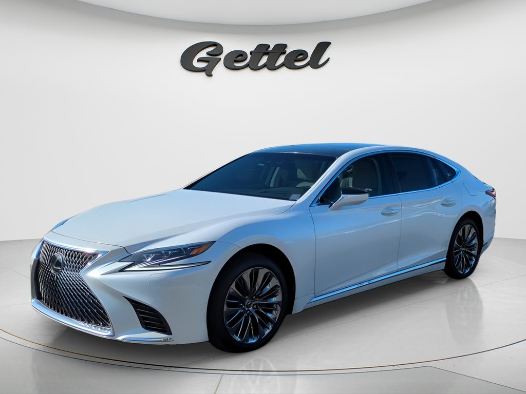 White Pearl 2018 Lexus LS 500 RWD Sedan Rear-Wheel Drive Automatic