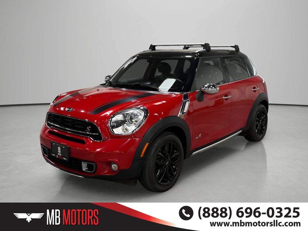Red 2015 MINI Countryman SUV / Crossover All-Wheel Drive 6-Speed Automatic