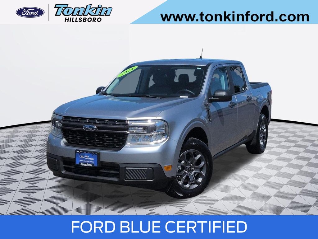 Silver Metallic 2024 Ford Maverick Pickup Truck All-Wheel Drive 8-Speed Automatic