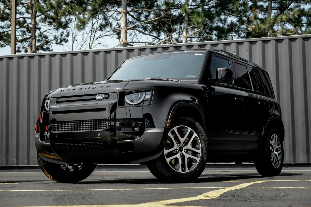 Santorini Black Metallic 2026 Land Rover Defender SUV / Crossover All-Wheel Drive 8-Speed Automatic