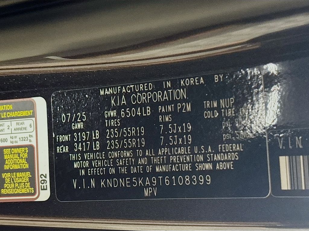 2026 Kia Carnival Hybrid SX