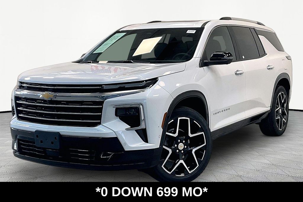 Pearl 2025 Chevrolet Traverse High Country 4WD SUV / Crossover Four-Wheel Drive 8-Speed Automatic