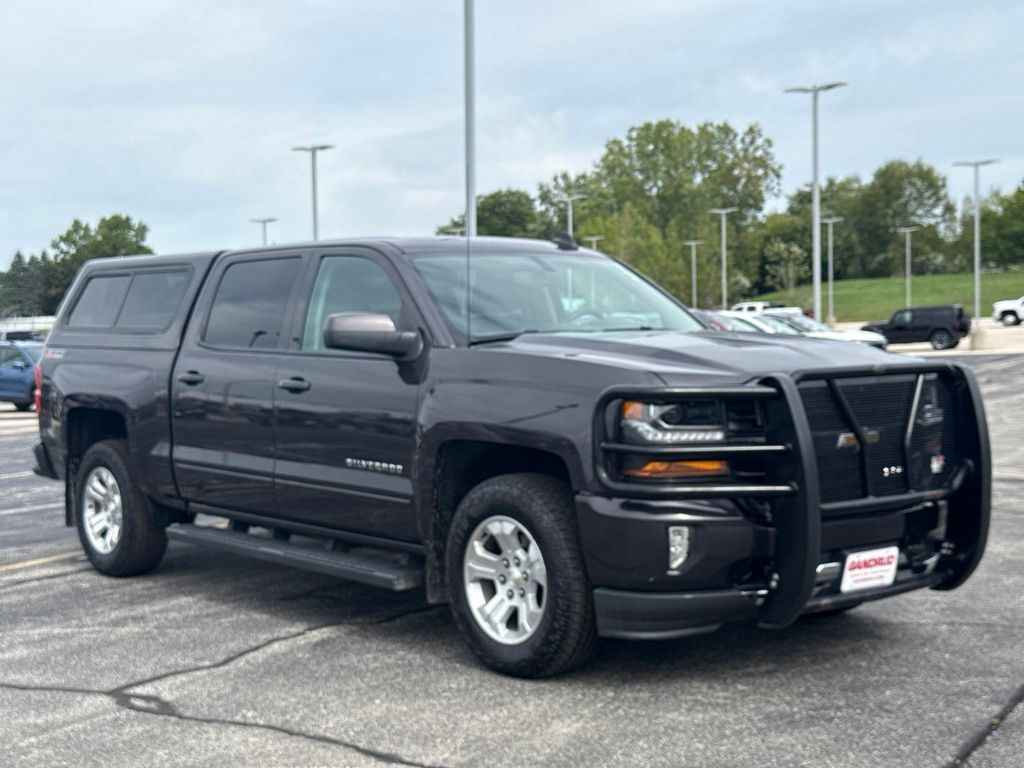 Gray (Tungsten Metallic) 2016 Chevrolet Silverado 1500 Pickup Truck Four-Wheel Drive 6-Speed Automatic Overdrive