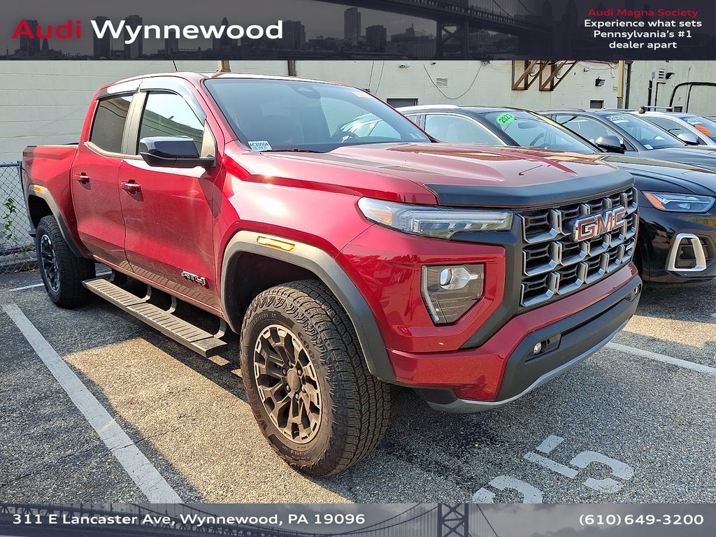 Volcanic Red Tintcoat 2026 GMC Canyon Pickup Truck Four-Wheel Drive 8-Speed Automatic