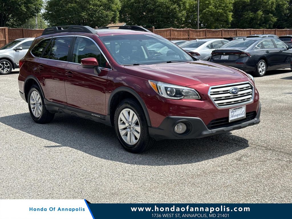 Venetian Red Pearl 2016 Subaru Outback Wagon All-Wheel Drive Continuously Variable Transmission