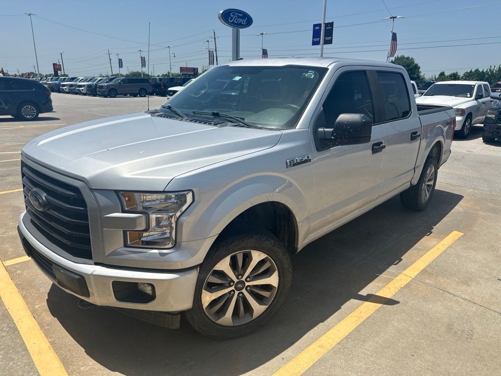 Ingot Silver 2017 Ford F-150 Pickup Truck Four-Wheel Drive 6-Speed Automatic