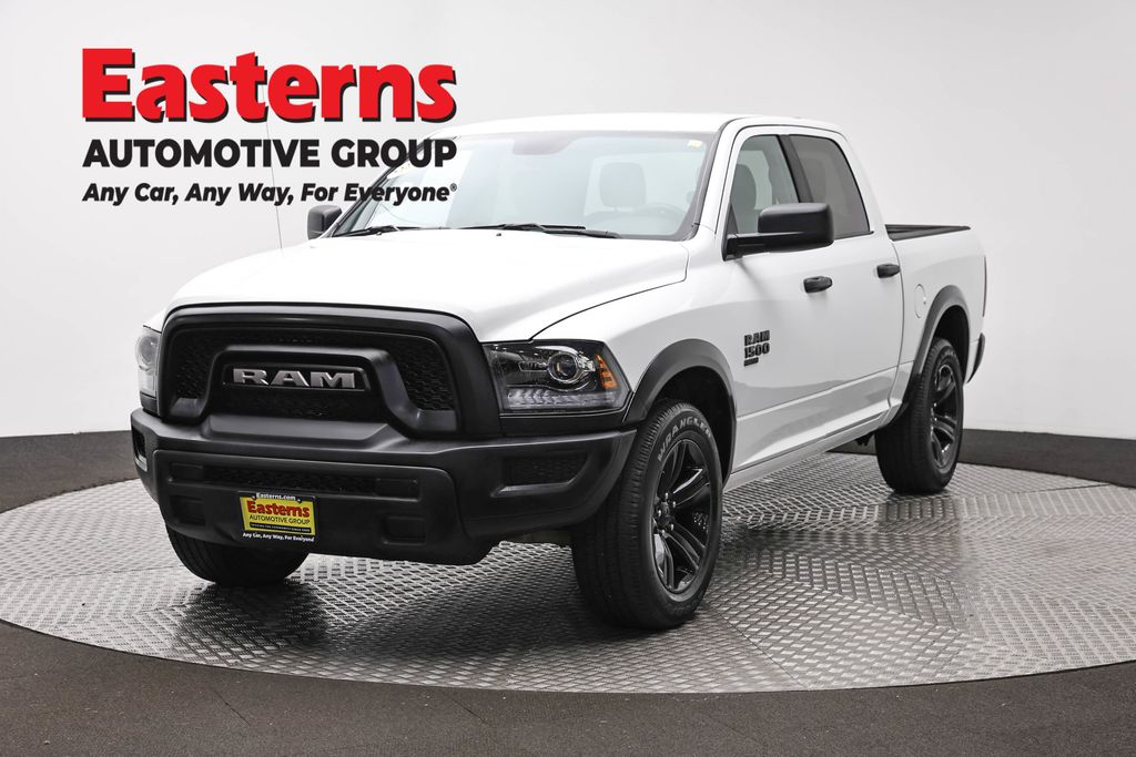 Bright White Clearcoat 2024 RAM 1500 Classic Warlock Crew Cab RWD Pickup Truck 4X2 8-Speed Automatic