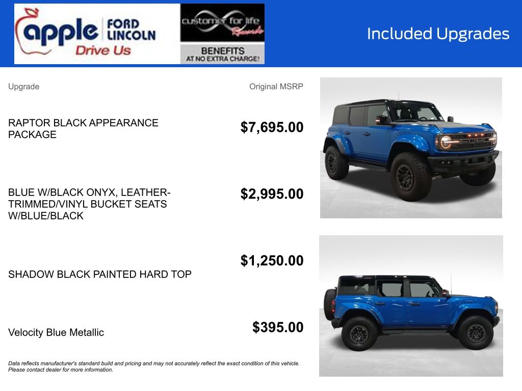 2025 Ford Bronco Raptor
