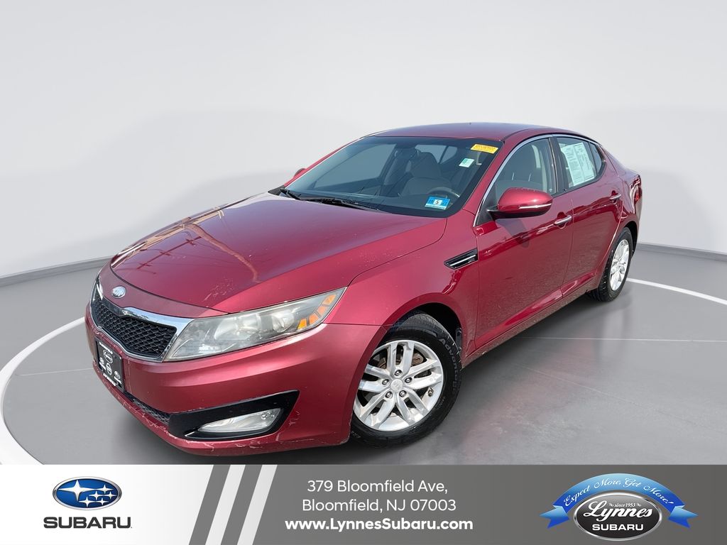 Red Metallic 2013 Kia Optima Sedan Front-Wheel Drive 6-Speed Automatic