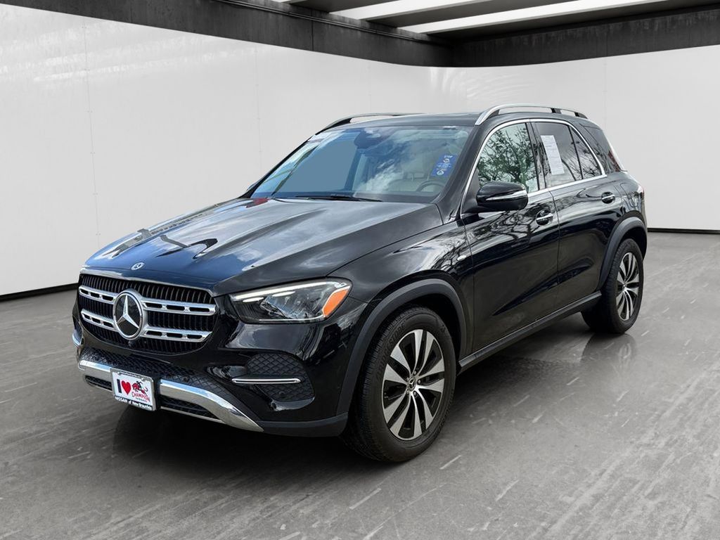 Obsidian Black Metallic 2025 Mercedes-Benz GLE SUV / Crossover All-Wheel Drive 9-Speed Automatic