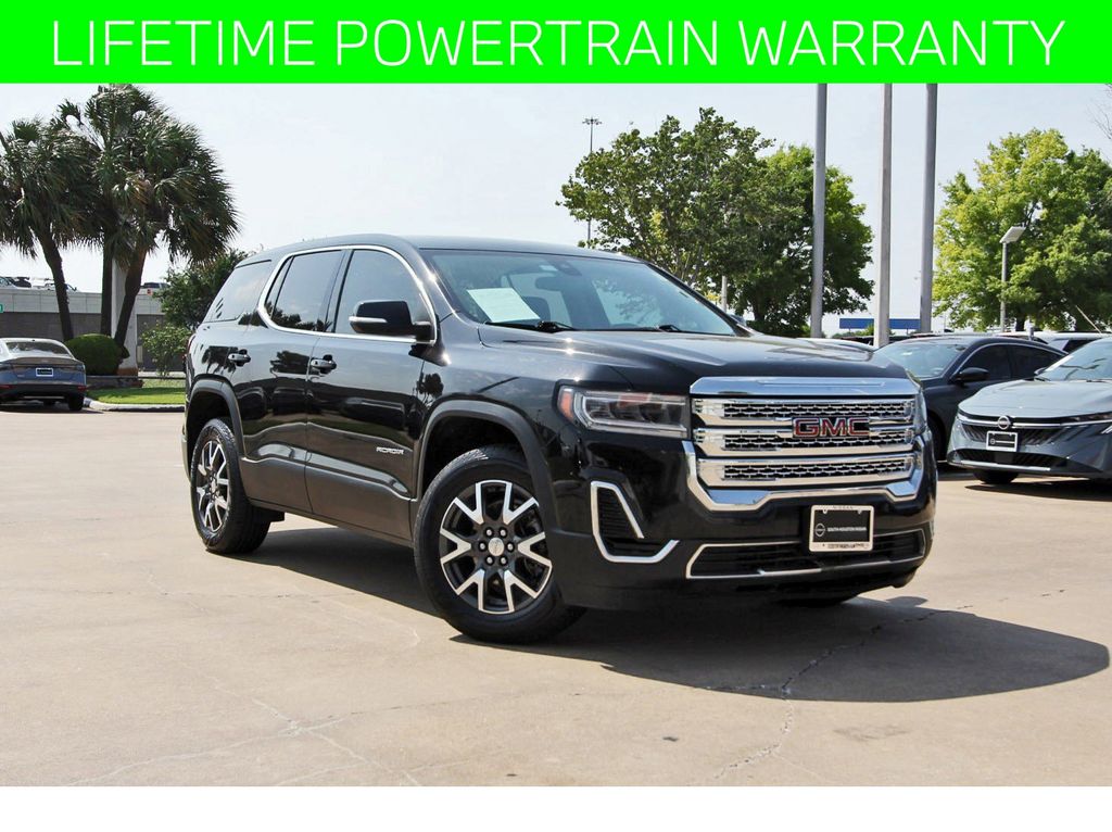 Black (Ebony Twilight Metallic) 2023 GMC Acadia SUV / Crossover Front-Wheel Drive 9-Speed Automatic