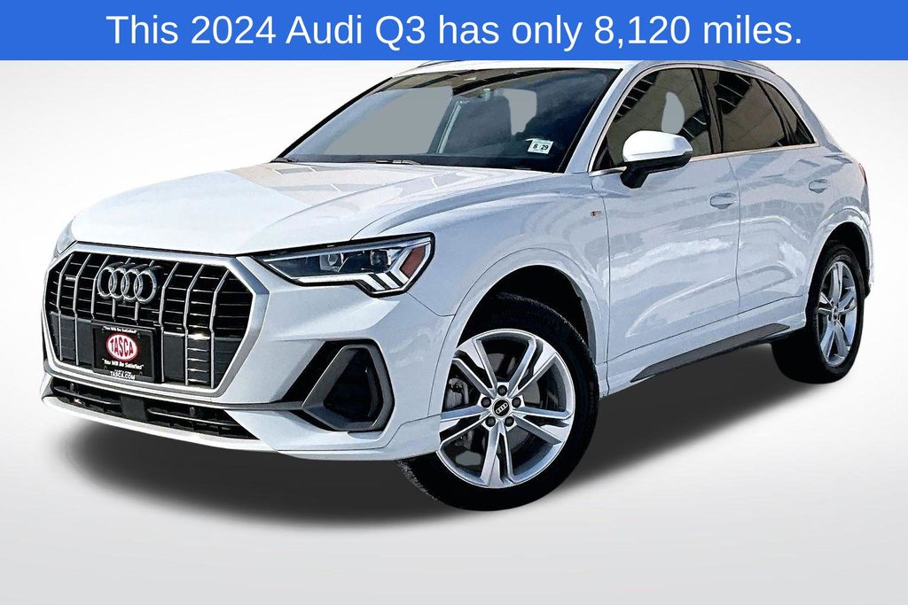 Glacier White 2024 Audi Q3 quattro Premium Plus S Line 45 TFSI SUV / Crossover All-Wheel Drive 8-Speed Automatic