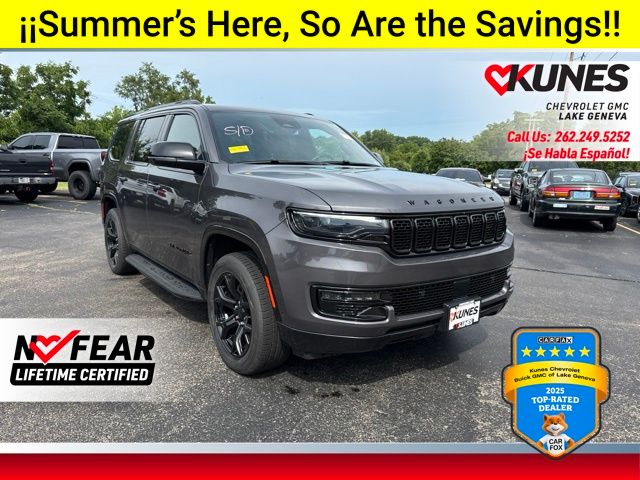 Baltic Gray Metallic Clearcoat 2024 Jeep Wagoneer SUV / Crossover Four-Wheel Drive 8-Speed Automatic