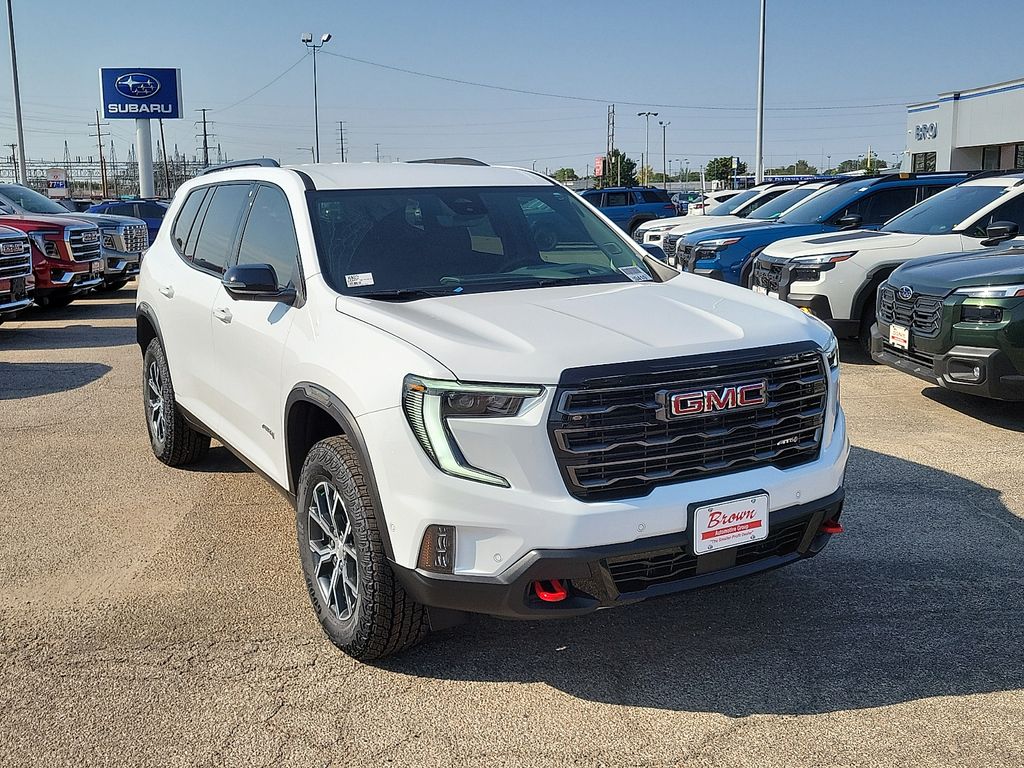 2026 GMC Acadia AT4 White at Brown Buick GMC
