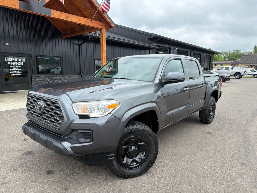 Magnetic Gray Metallic 2021 Toyota Tacoma Pickup Truck Four-Wheel Drive 6-Speed Automatic