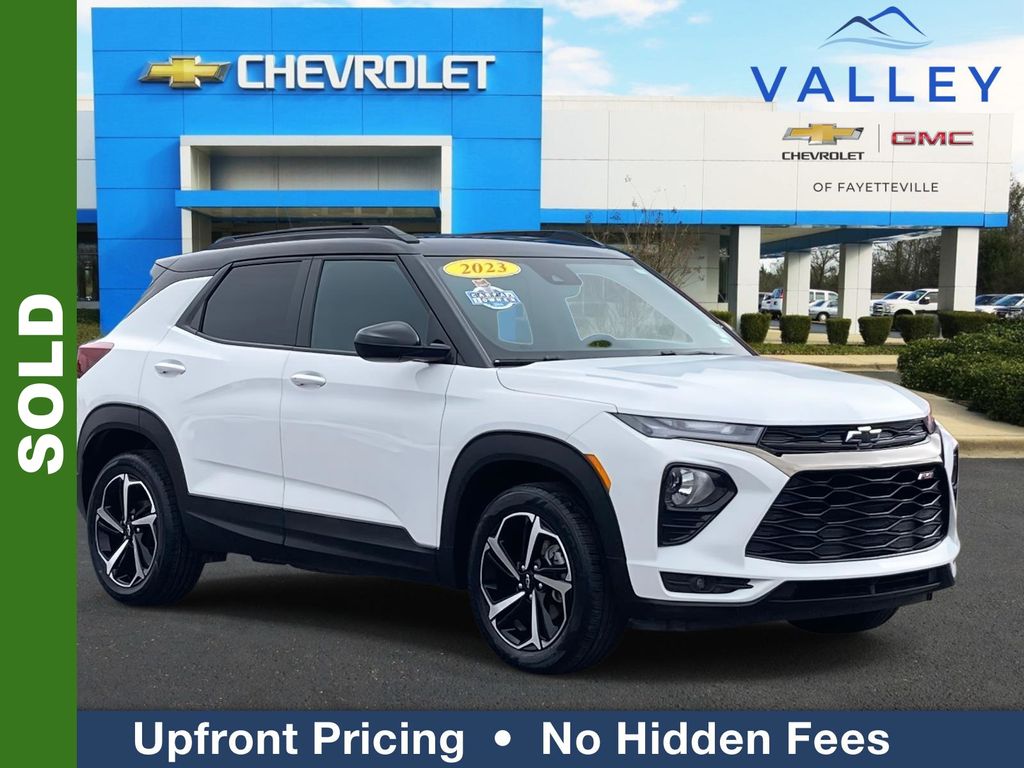 Summit White 2023 Chevrolet Trailblazer RS AWD SUV / Crossover Four-Wheel Drive 9-Speed Automatic