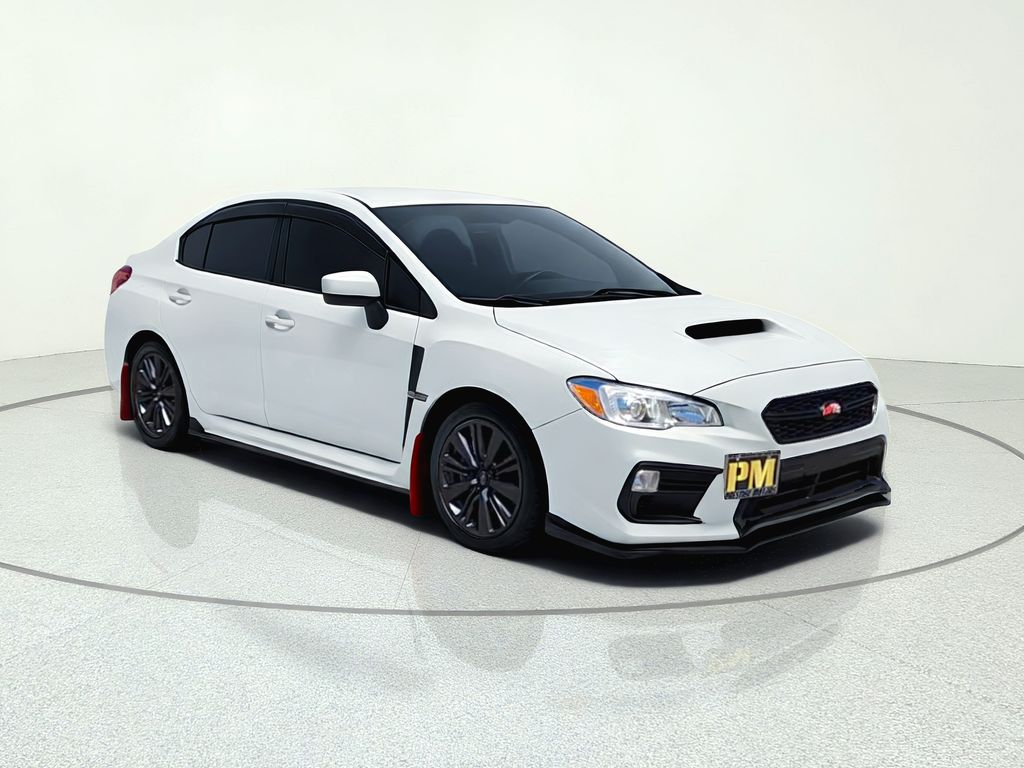 Crystal White Pearl 2020 Subaru WRX Sedan All-Wheel Drive 6-Speed Manual