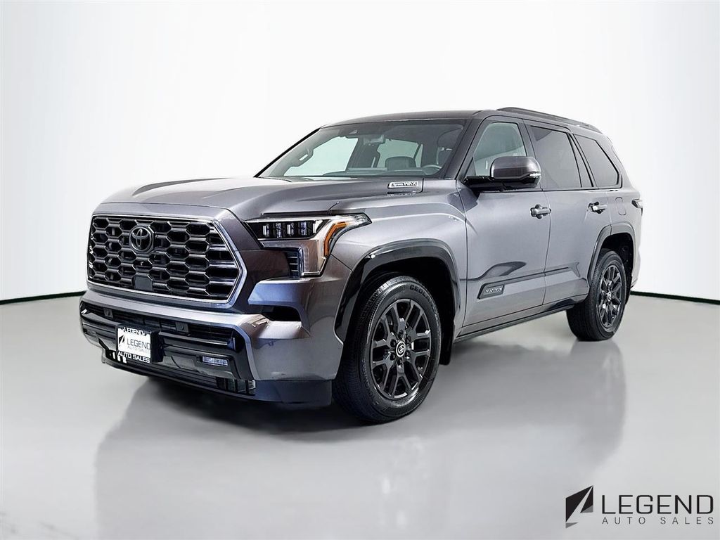 Magnetic Gray Metallic 2024 Toyota Sequoia Platinum 4WD SUV / Crossover Four-Wheel Drive Automatic