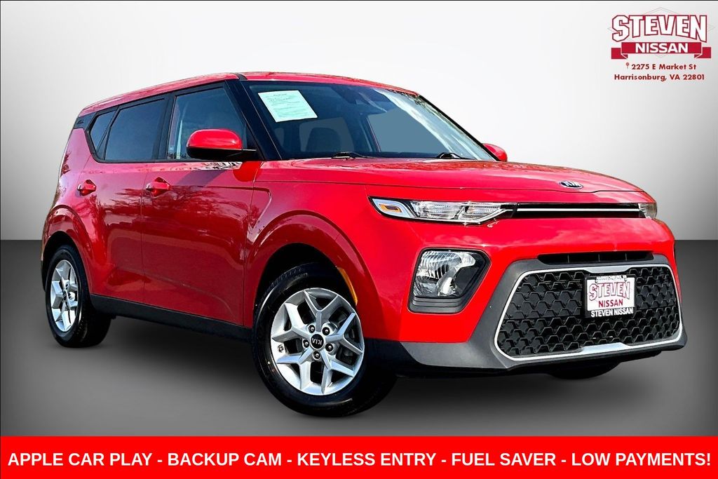 Inferno Red 2020 Kia Soul S FWD SUV / Crossover Front-Wheel Drive Continuously Variable Transmission
