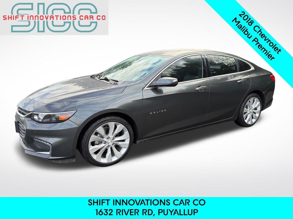 Nightfall Gray Metallic 2018 Chevrolet Malibu Premier FWD Sedan Front-Wheel Drive 9-Speed Automatic