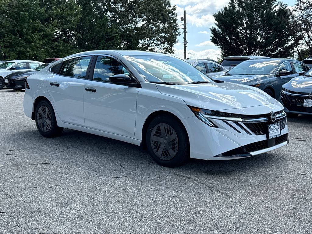 White (Fresh Powder) 2026 Nissan Sentra Sedan Front-Wheel Drive Continuously Variable Transmission