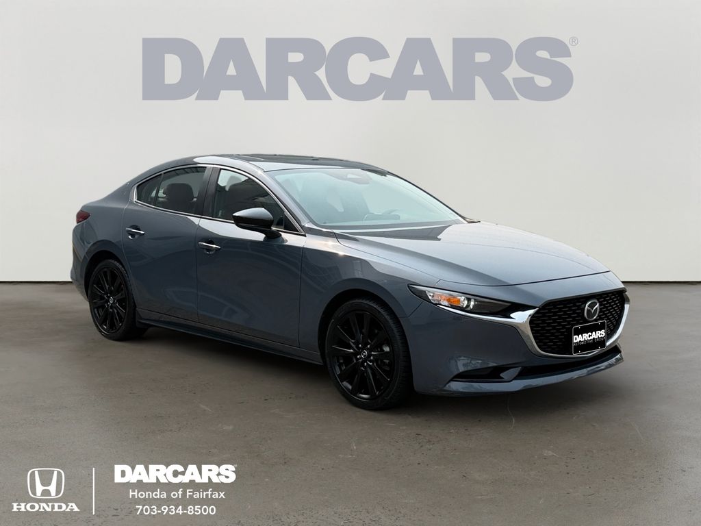 Polymetal Gray Metallic 2024 Mazda MAZDA3 Sedan All-Wheel Drive 6-Speed Automatic
