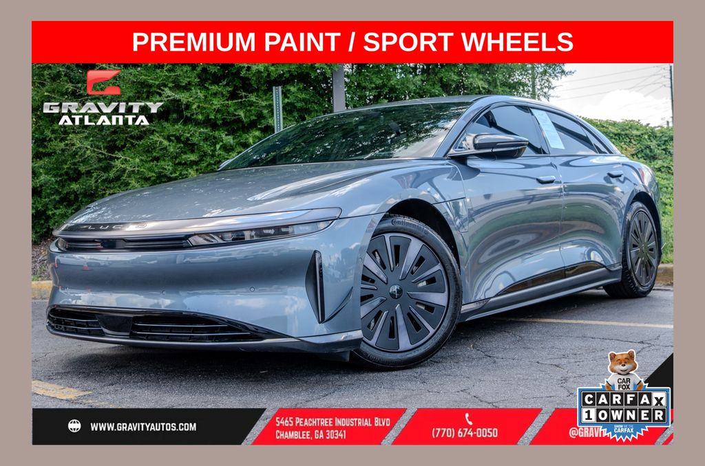 Fathom Blue Metallic 2024 Lucid Air Sedan Rear-Wheel Drive 1-Speed Automatic