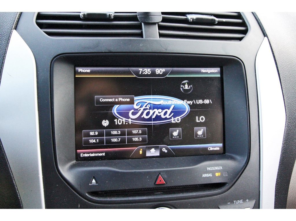 2013 Ford Explorer XLT White at DeMontrond Gulf Freeway