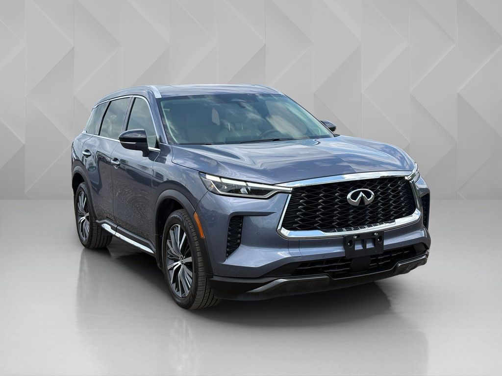 2023 INFINITI QX60 Sensory Blue at Bayshore Chrysler Jeep Dodge Ram