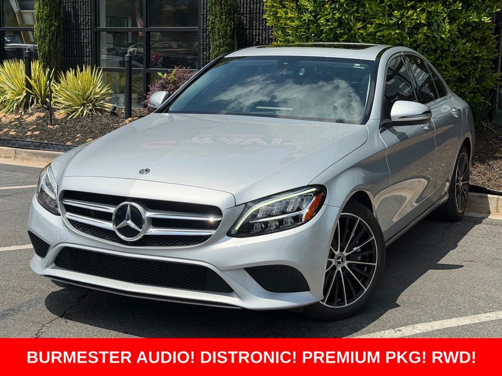 Silver 2021 Mercedes-Benz C-Class Sedan Rear-Wheel Drive 9-Speed Automatic