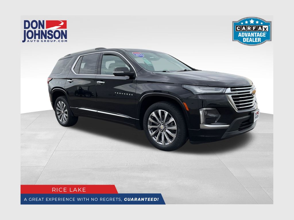 Mosaic Black Metallic 2022 Chevrolet Traverse SUV / Crossover Four-Wheel Drive 9-Speed Automatic