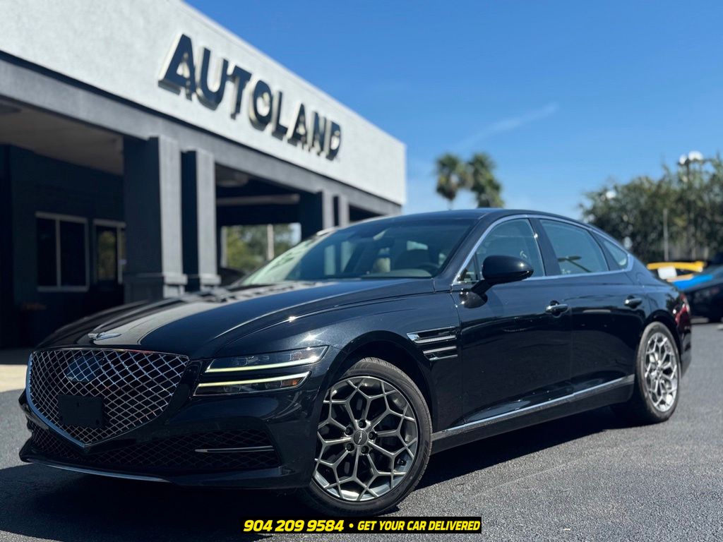 Vik Black 2023 Genesis G80 Sedan Rear-Wheel Drive 8-Speed Automatic