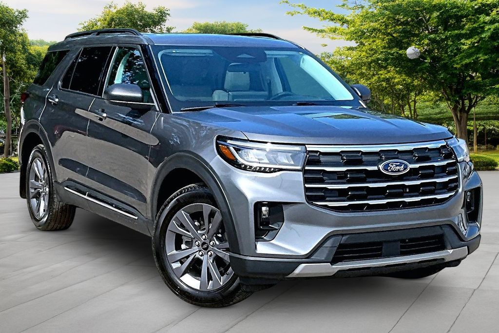 Gray Metallic 2025 Ford Explorer SUV / Crossover All-Wheel Drive Automatic