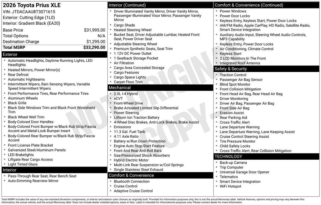 Certified Used 2026  Toyota XLE image 4