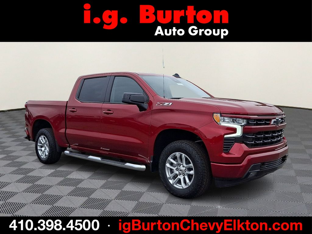 Radiant Red 2026 Chevrolet Silverado 1500 Pickup Truck Four-Wheel Drive Automatic