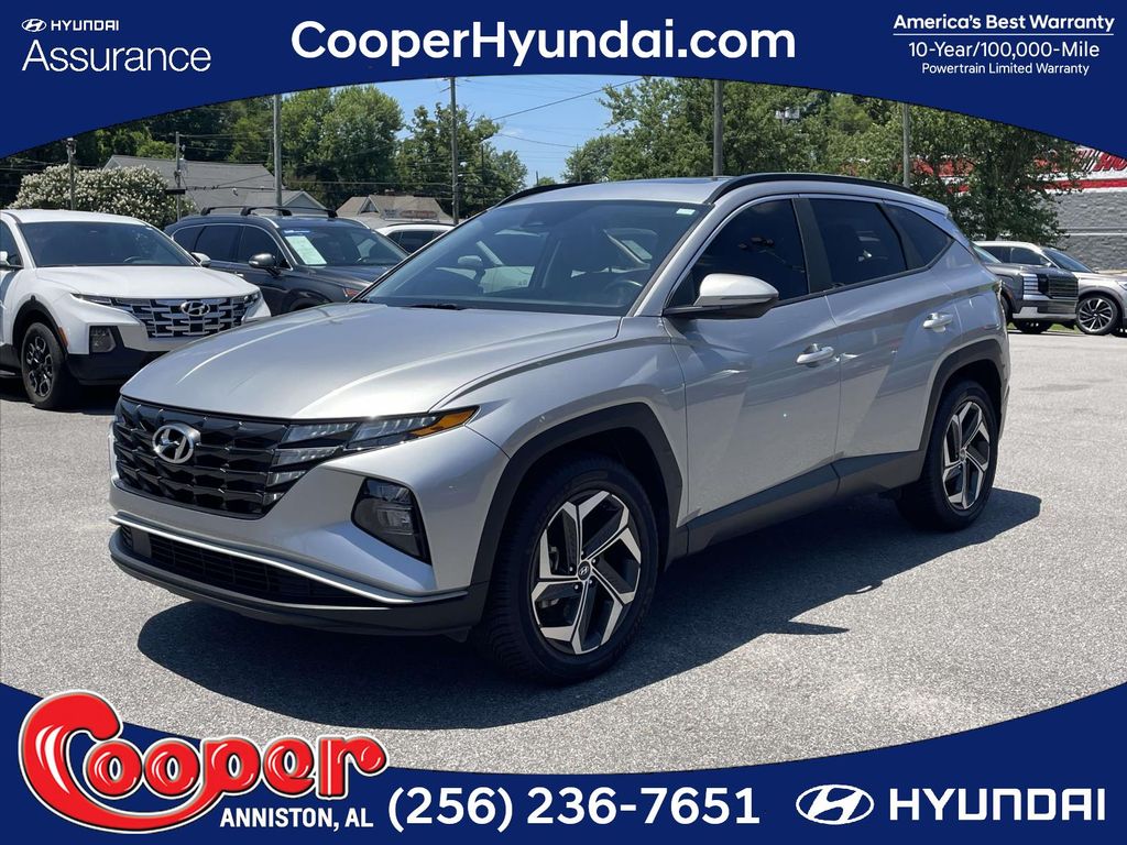 Shimmering Silver 2023 Hyundai Tucson SEL AWD SUV / Crossover All-Wheel Drive 8-Speed Automatic