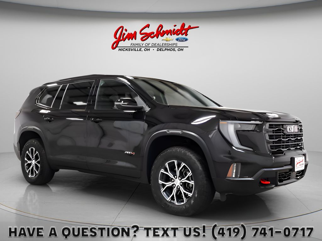 Black (Ebony Twilight Metallic) 2025 GMC Acadia SUV / Crossover Four-Wheel Drive 8-Speed Automatic
