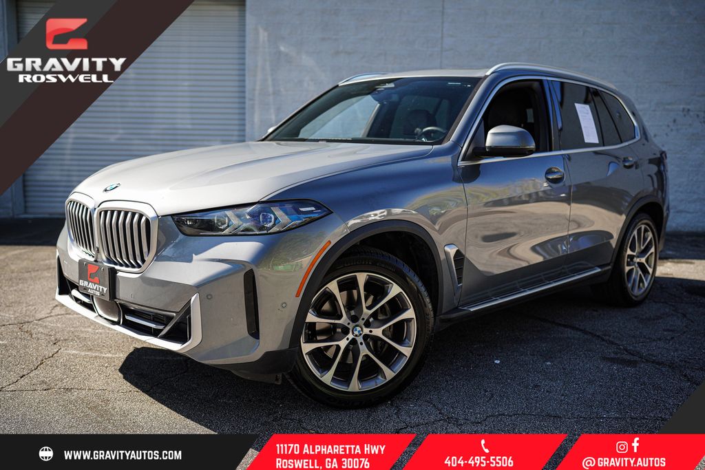 Gray Metallic 2025 BMW X5 sDrive40i RWD SUV / Crossover Rear-Wheel Drive 8-Speed Automatic