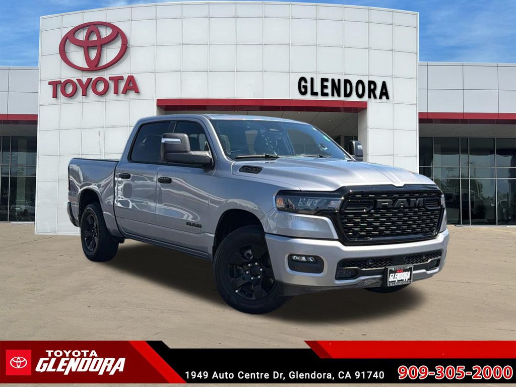 Billet Silver Metallic Clearcoat 2025 RAM 1500 Pickup Truck Four-Wheel Drive 8-Speed Automatic