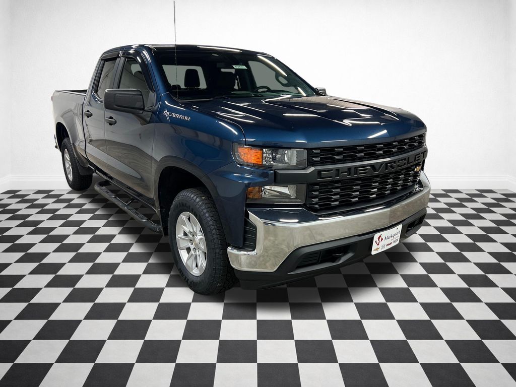 Northsky Blue Metallic 2019 Chevrolet Silverado 1500 Pickup Truck Four-Wheel Drive 6-Speed Automatic Overdrive