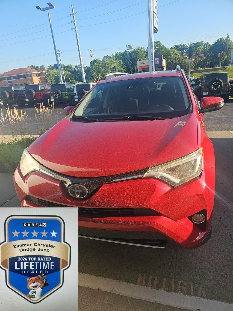 Barcelona Red Metallic 2017 Toyota RAV4 SUV / Crossover All-Wheel Drive 6-Speed Automatic