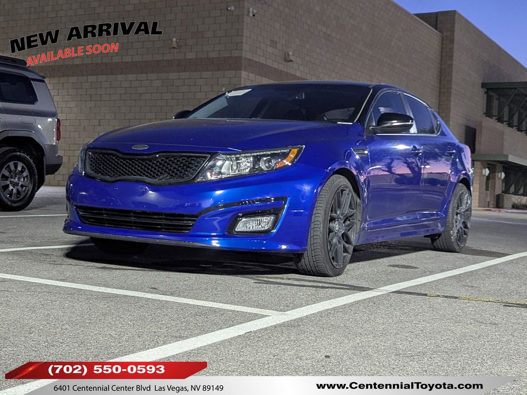 Corsa Blue 2015 Kia Optima SX Sedan Front-Wheel Drive 6-Speed Automatic