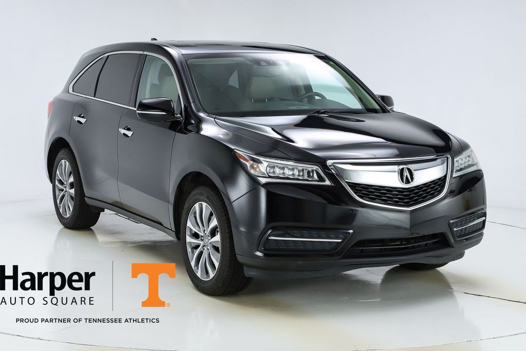 Black 2015 Acura MDX SH-AWD with Technology Package SUV / Crossover All-Wheel Drive 6-Speed Automatic