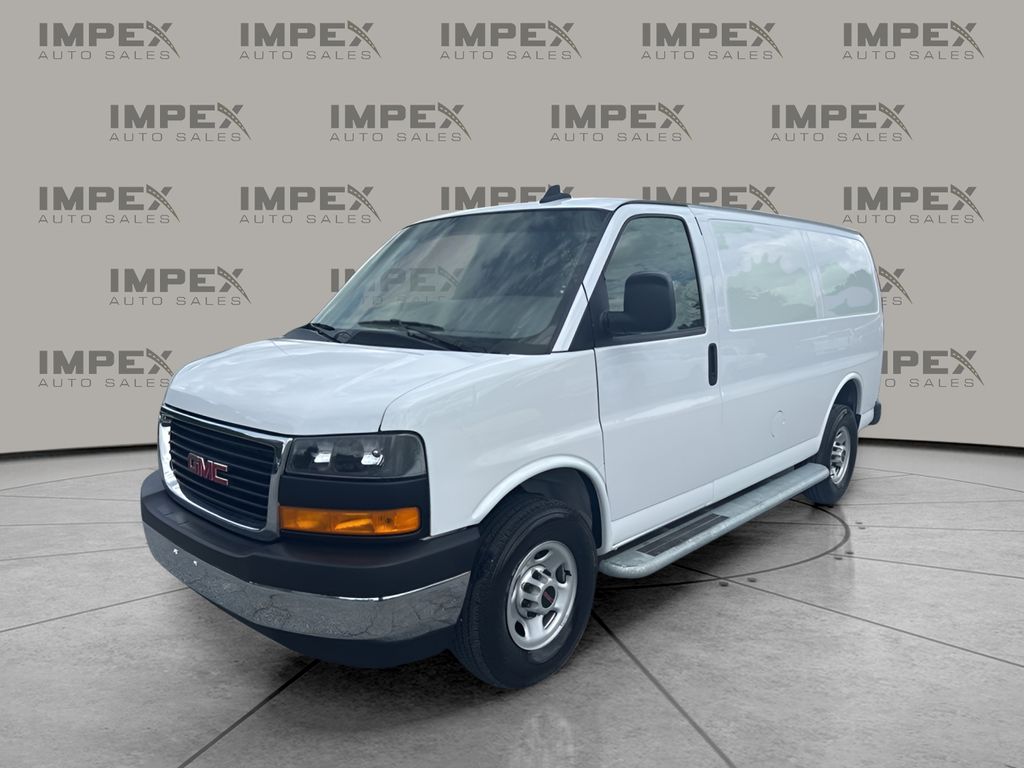 Summit White 2024 GMC Savana Cargo 2500 RWD Van Rear-Wheel Drive 8-Speed Automatic Overdrive