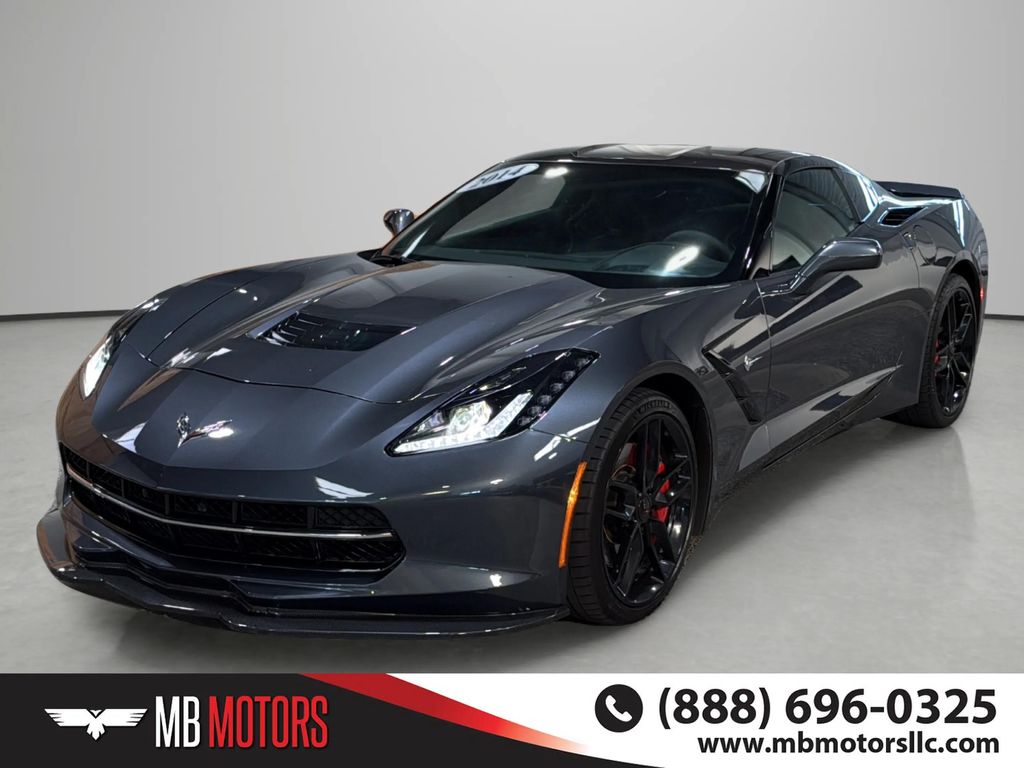 Gray 2014 Chevrolet Corvette Coupe Rear-Wheel Drive 6-Speed Automatic