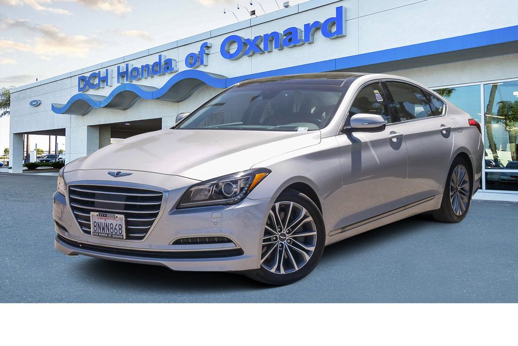 Santiago Silver 2015 Hyundai Genesis Sedan  8-Speed Automatic