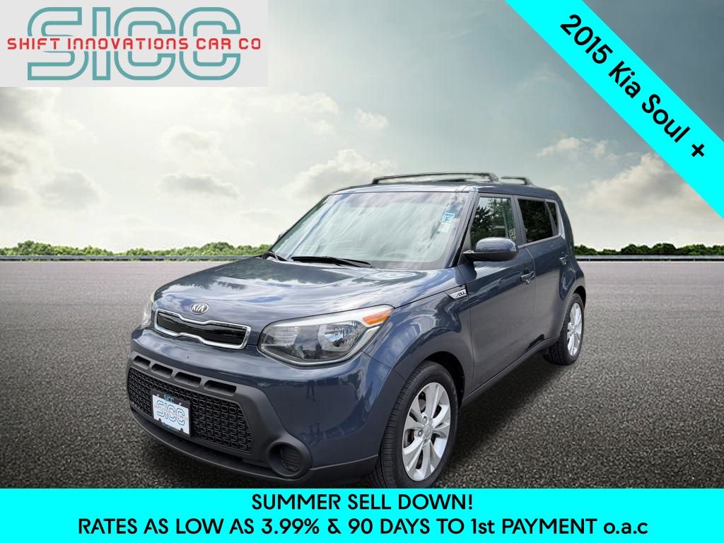 Fathom Blue 2015 Kia Soul Wagon Front-Wheel Drive 6-Speed Automatic