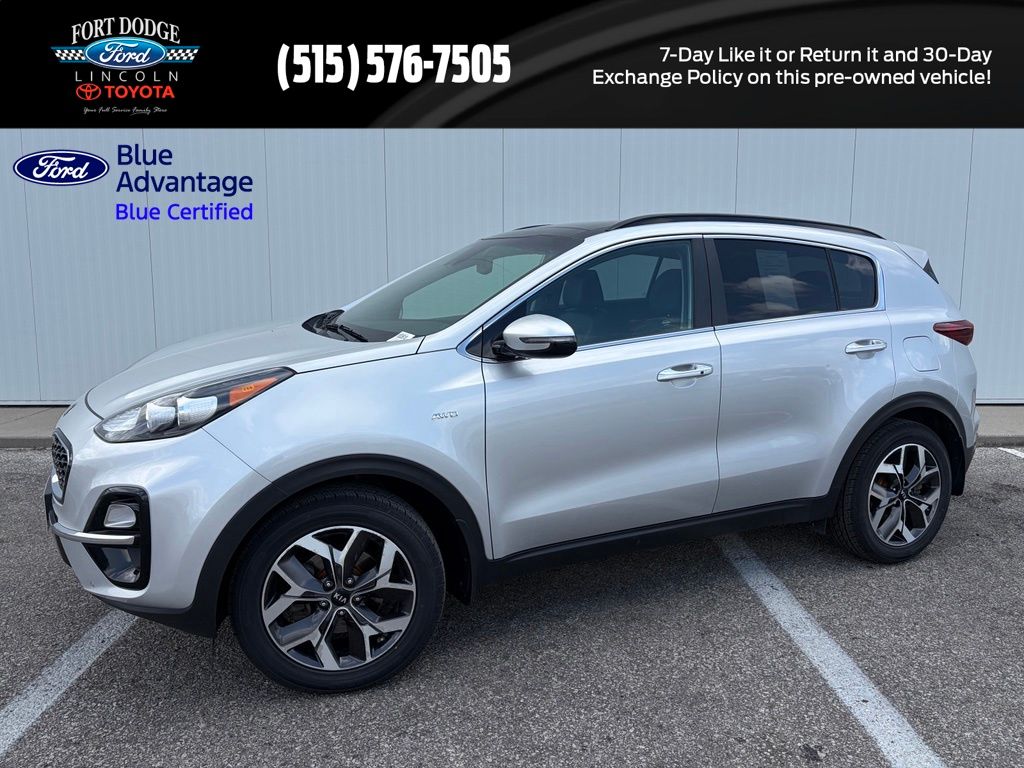 Sparkling Silver 2020 Kia Sportage SUV / Crossover All-Wheel Drive 6-Speed Automatic Overdrive