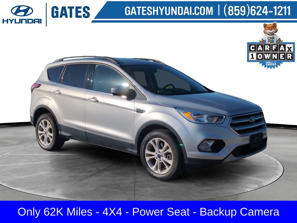 Ingot Silver Metallic 2018 Ford Escape SUV / Crossover All-Wheel Drive 6-Speed Automatic